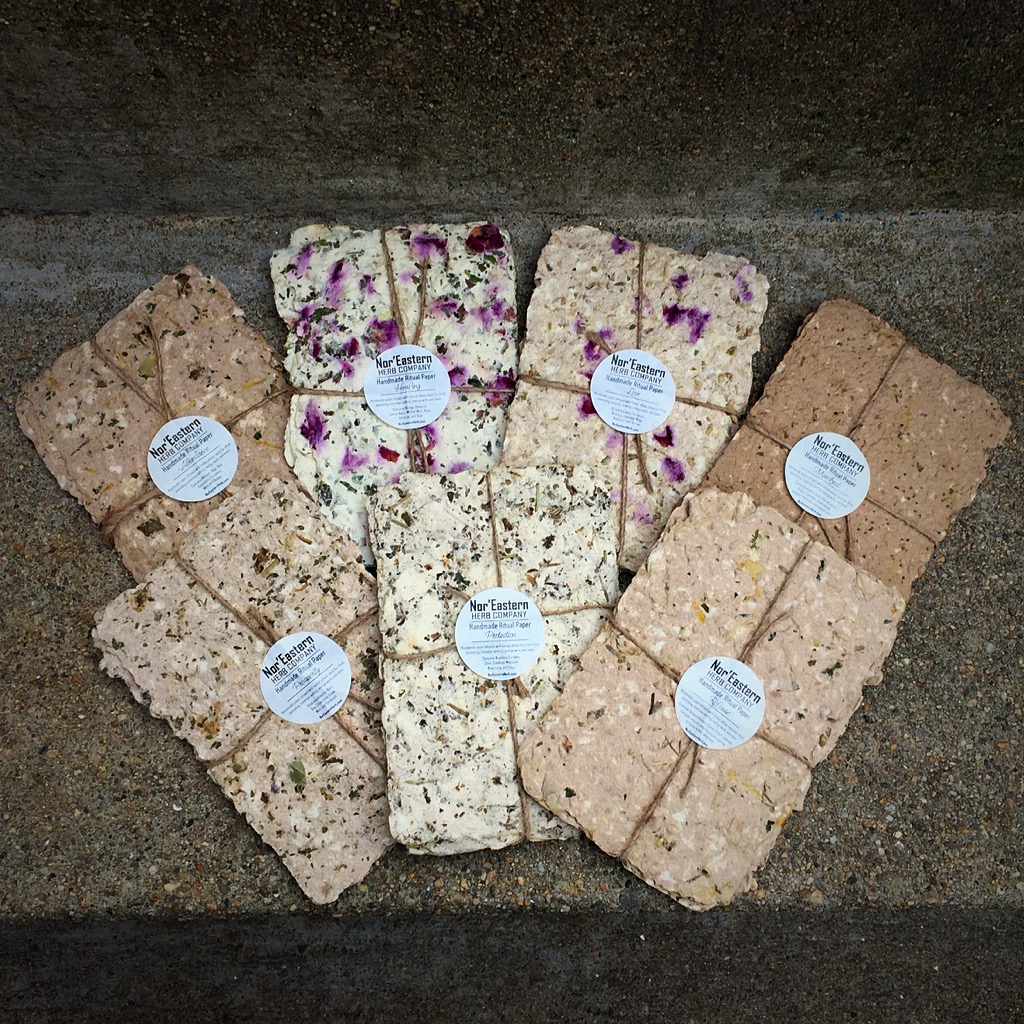 Handmade Ritual Paper Collection • Nor'Eastern Herb Company